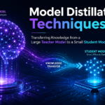 Model Distillation Techniques: Transferring Knowledge from a Large Teacher Model to a Small Student Model